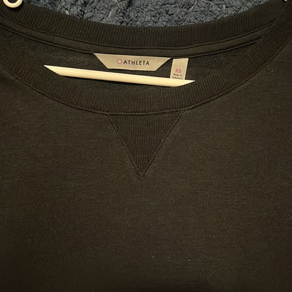 Athleta Black Long Sleeve Recharge Dress - Picture 7 of 7